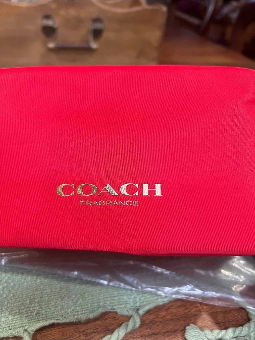 Coach pouch exterior